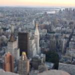 Вид свысока. Эмпайр-стейт-билдинг в Нью-Йорке