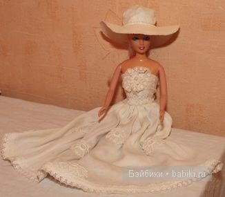 Маленькая шляпка для маленькой мисс. Шляпка для куклы своими руками