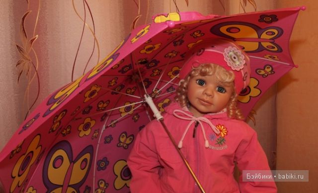 Зарисовки с зонтиком. Коллекционная кукла от Моники Петер-Ляйхт (фото 5)
