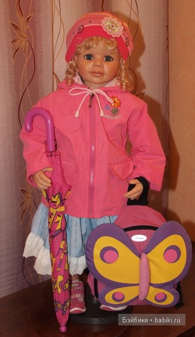 Зарисовки с зонтиком. Коллекционная кукла от Моники Петер-Ляйхт (фото 9)