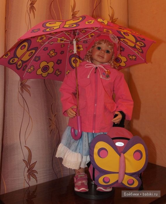 Зарисовки с зонтиком. Коллекционная кукла от Моники Петер-Ляйхт (фото 7)