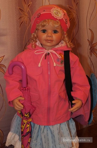 Зарисовки с зонтиком. Коллекционная кукла от Моники Петер-Ляйхт