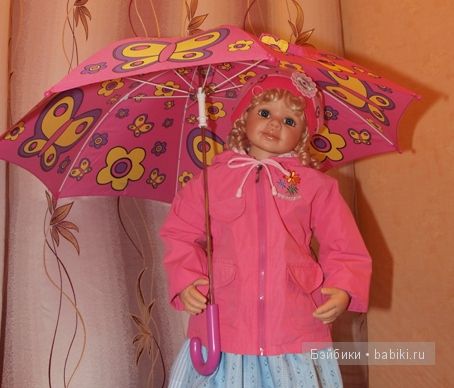 Зарисовки с зонтиком. Коллекционная кукла от Моники Петер-Ляйхт (фото 6)