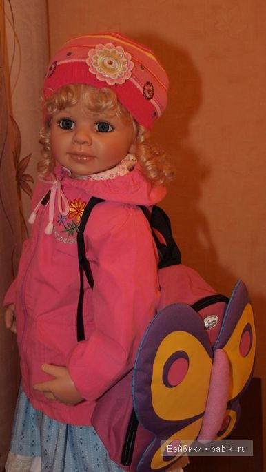 Зарисовки с зонтиком. Коллекционная кукла от Моники Петер-Ляйхт