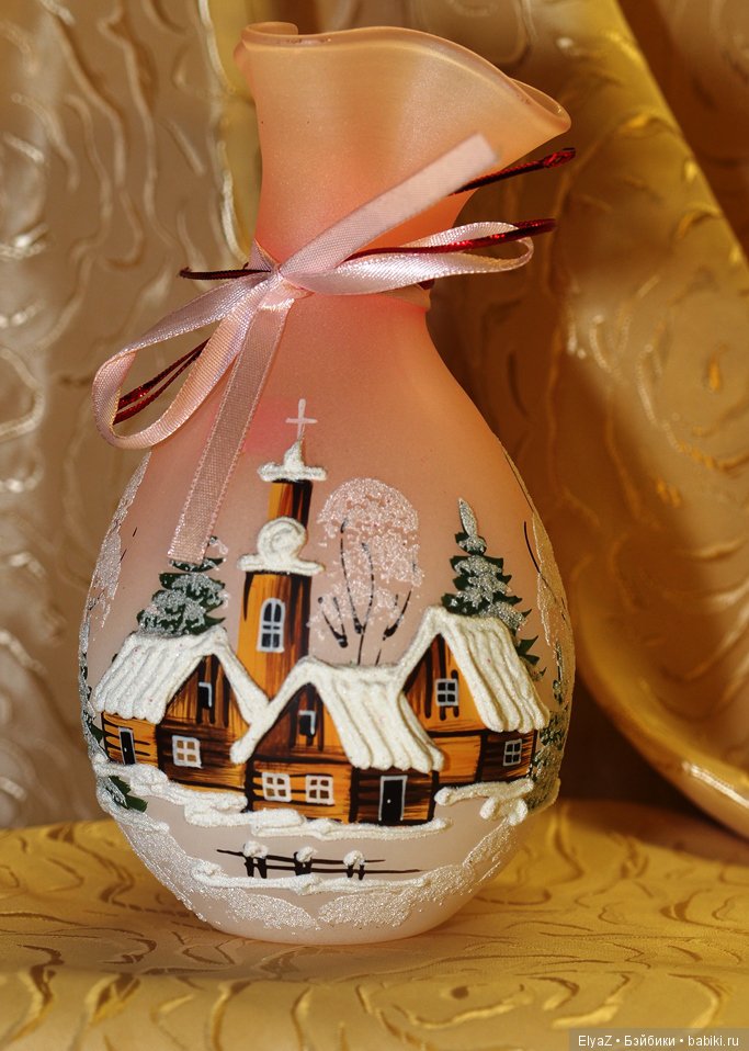 Обаяние новогоднего стекла (фото 9)