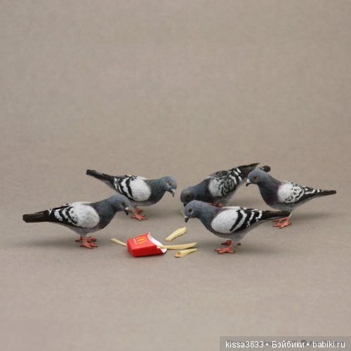 Миниатюрные скульптору животных