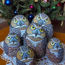 Восхитительные идеи росписи камней под птичек