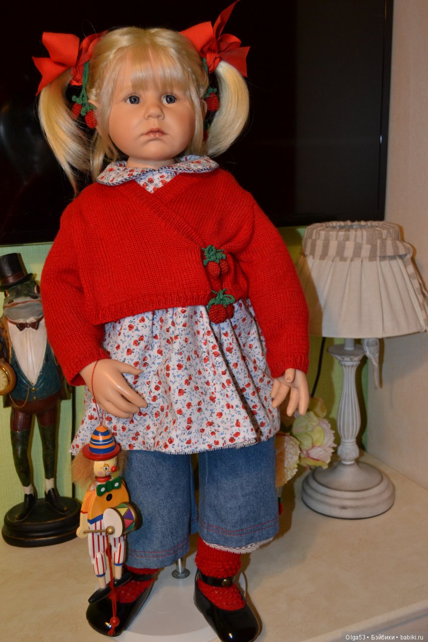 Девочки поссорились — Куклы Hildegard Gunzel (Гюнцель) из винила: Gotz (фото 4)