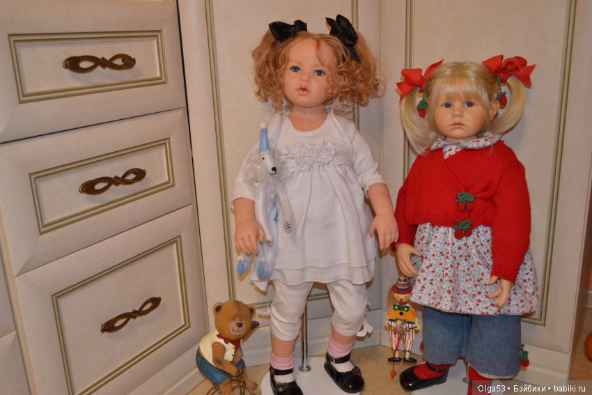 Девочки поссорились — Куклы Hildegard Gunzel (Гюнцель) из винила: Gotz