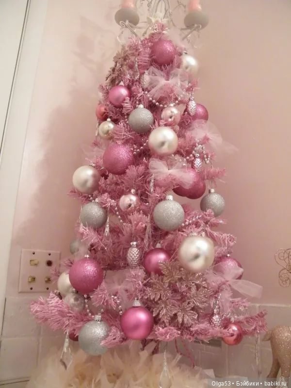Розовое новогоднее настроение