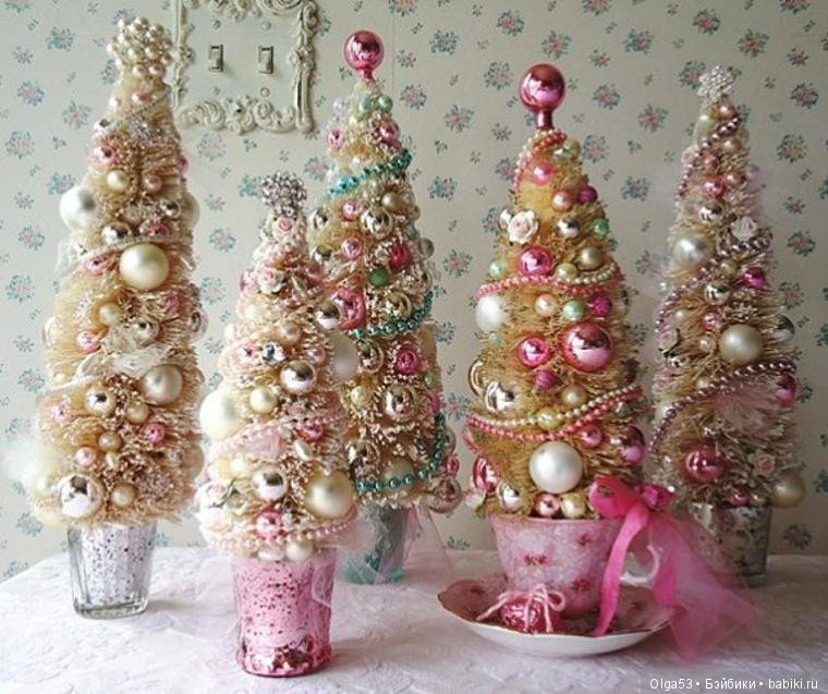 Розовое новогоднее настроение