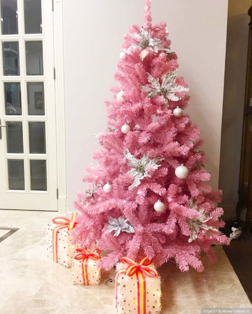 Розовое новогоднее настроение
