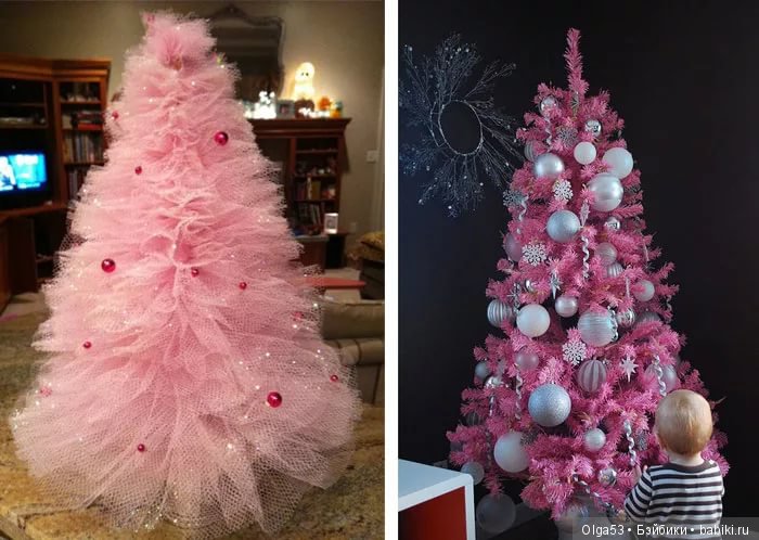 Розовое новогоднее настроение