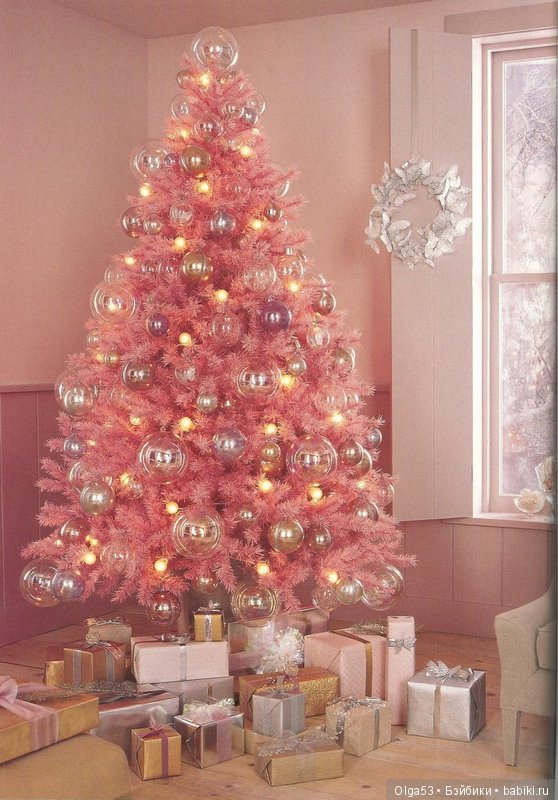 Розовое новогоднее настроение