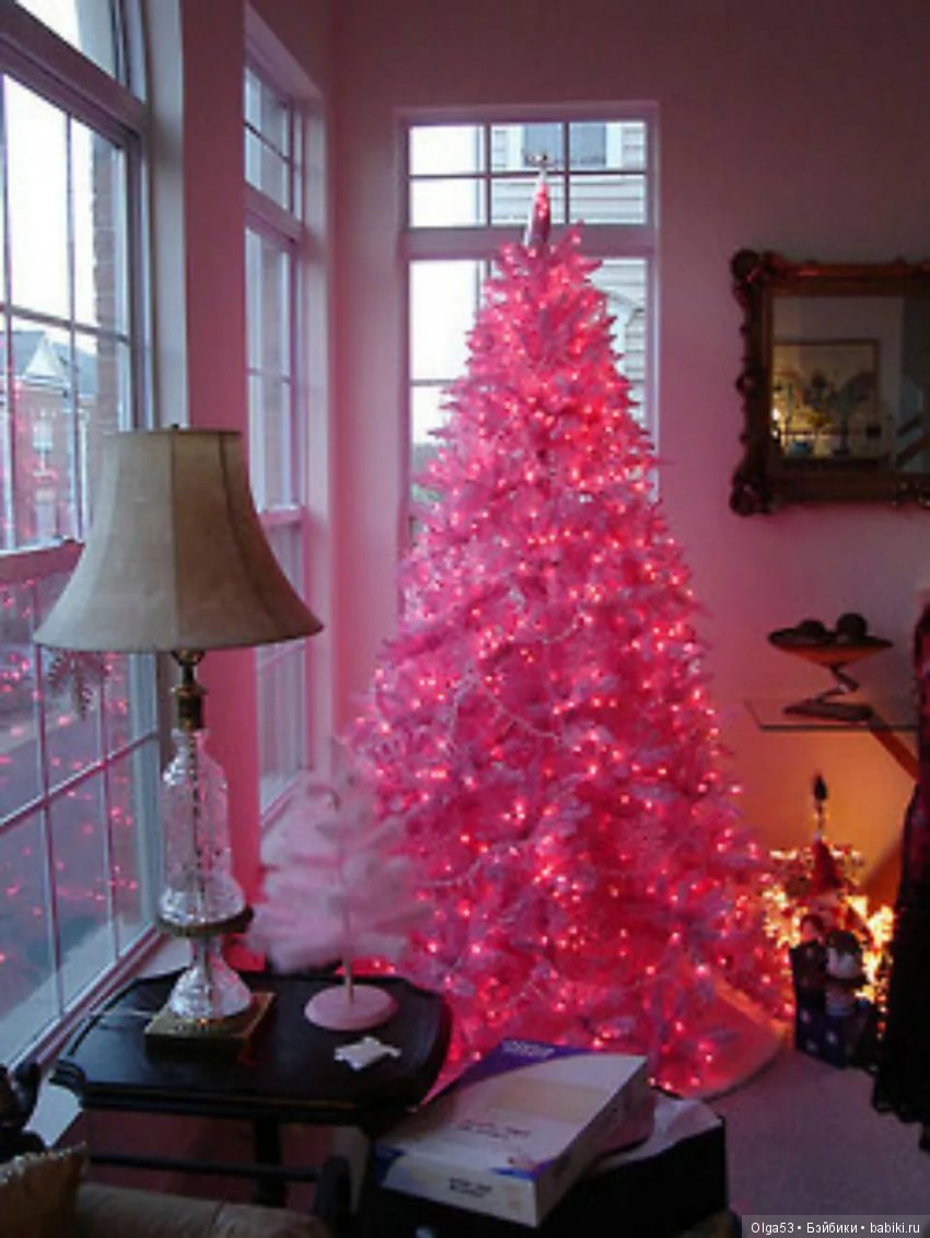 Розовое новогоднее настроение