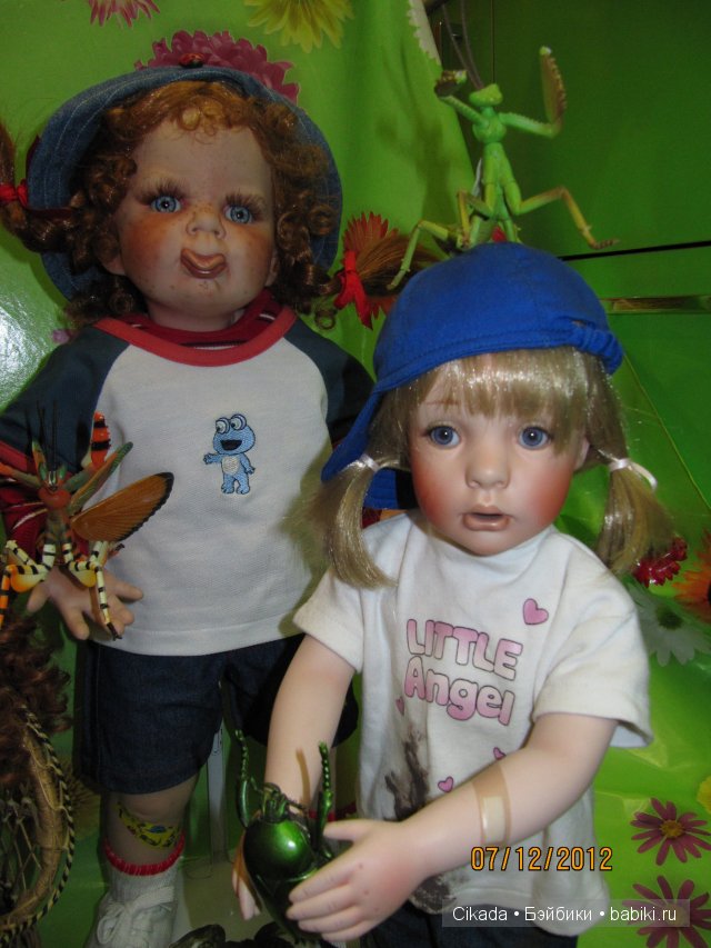 Веселые озорники - фарфоровые куклы (фото 7)