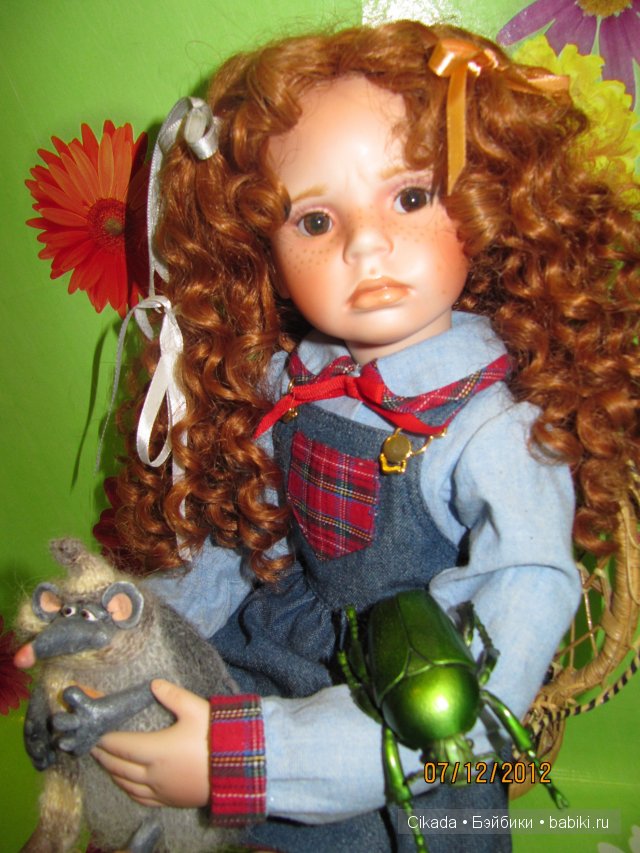 Веселые озорники - фарфоровые куклы (фото 2)