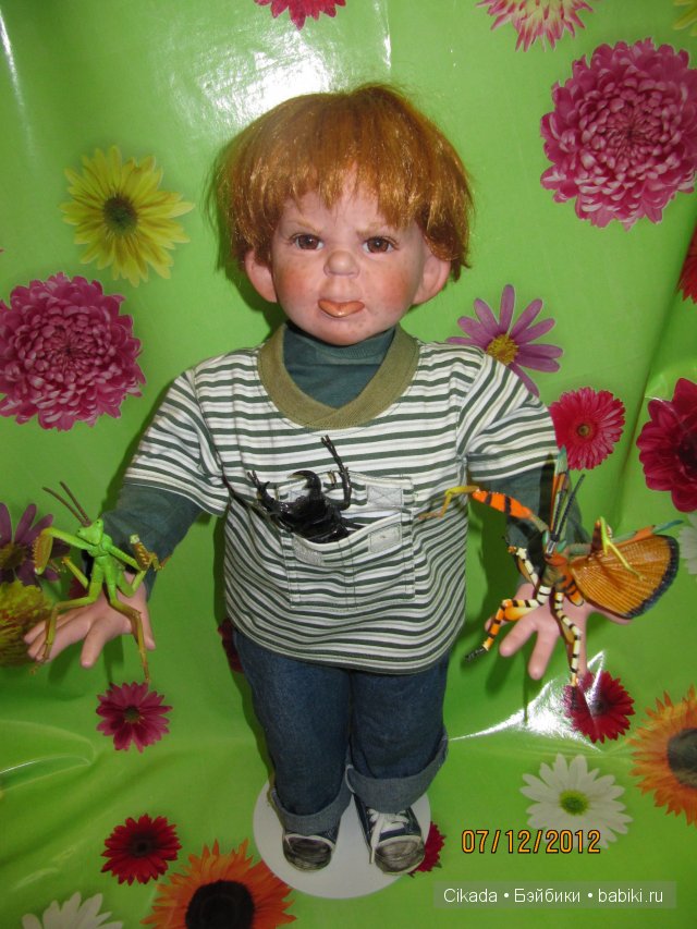 Веселые озорники - фарфоровые куклы (фото 3)