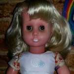 Прошивка волос немецкой кукле