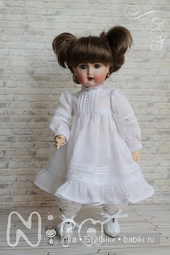 Наряд для антикварной куклы (фото 2)