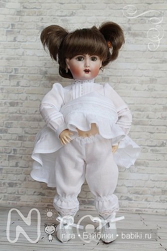 Наряд для антикварной куклы (фото 3)
