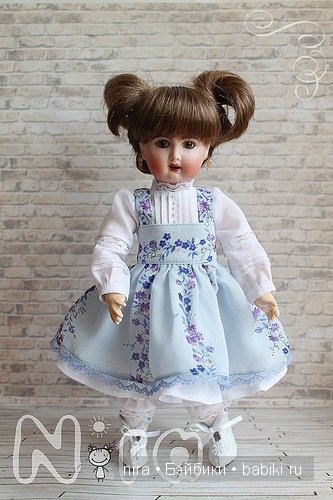 Наряд для антикварной куклы (фото 5)