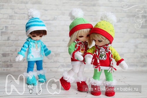 Готовимся к зиме. Одежда для кукол БЖД