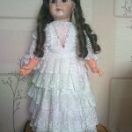 Реставрация  суставных ямок антикварной куклы