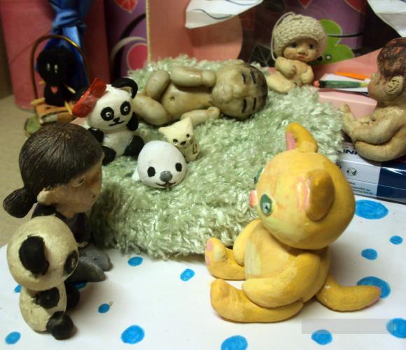 Игрушки сделанные моей доченькой (фото 6)