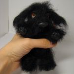 Гриша, щенок спаниэля. Игрушка вязанная спицами Ольги Чернухо