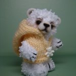 Мишка Снежка. Авторская игрушка своими руками Ольги Чернухо