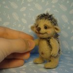 Ёжик. Авторская игрушка Ольги Чернухо
