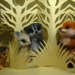 Мы играли в прятки и заблудились... Авторские игрушки валянием из шерсти Ольги Чернухо