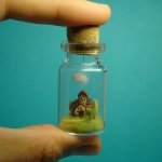 Сказочка в баночке. Городок. Авторская игрушка Ольги Чернухо