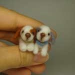 Самые маленькие друзья. Авторские игрушки валянием из шерсти Ольги Чернухо