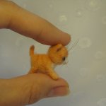 Я тигрёнок, а не киска! Авторская игрушка валянием Ольги Чернухо