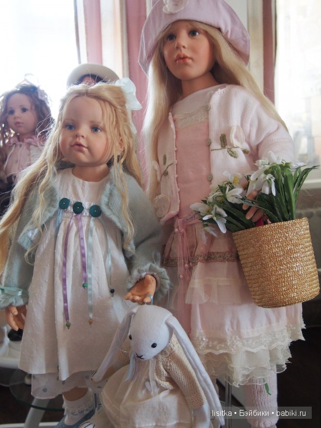 Милые девочки Fine 2006 г, Gila 2008 г, Lucille 2010 г, Saphira 2012 г, Vivian 2013 г - студийные куклы Хильдегард Гюнцель