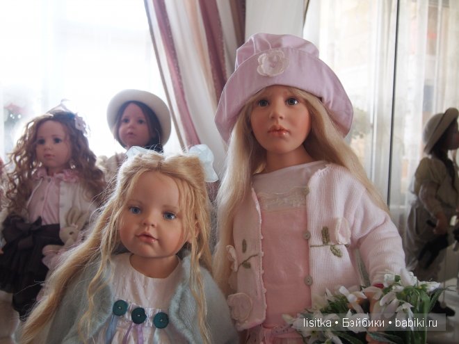 Милые девочки Fine 2006 г, Gila 2008 г, Lucille 2010 г, Saphira 2012 г, Vivian 2013 г - студийные куклы Хильдегард Гюнцель