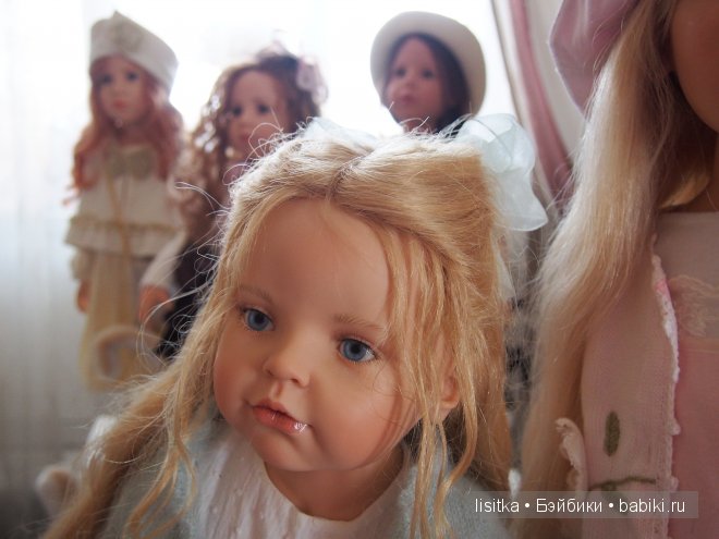 Милые девочки Fine 2006 г, Gila 2008 г, Lucille 2010 г, Saphira 2012 г, Vivian 2013 г - студийные куклы Хильдегард Гюнцель