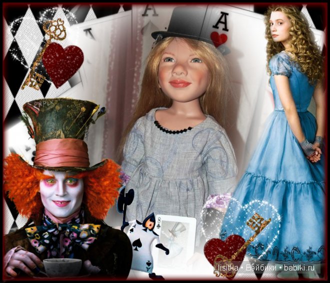 Косплей Алиса в стране чудес. Куклы Zwergnase (фото 3)