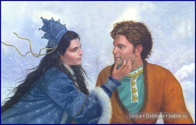 "Снежная принцесса"- еще одна вариация сказки "Снегурочка" в иллюстрациях Рут Сандерсон. Часть 2. - Белоснежка