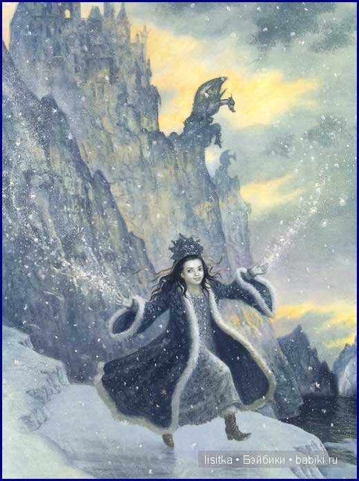 "Снежная принцесса"- еще одна вариация сказки "Снегурочка" в иллюстрациях Рут Сандерсон. Часть 2. - Белоснежка (фото 6)