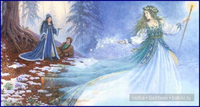 "Снежная принцесса"- еще одна вариация сказки "Снегурочка" в иллюстрациях Рут Сандерсон. Часть 2. - Белоснежка