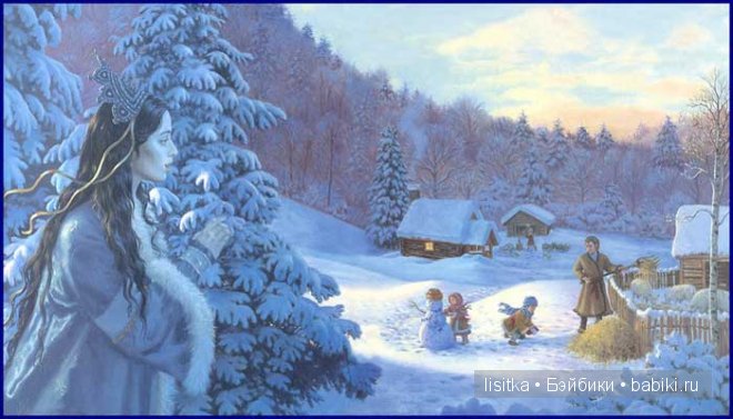 "Снежная принцесса"- еще одна вариация сказки "Снегурочка" в иллюстрациях Рут Сандерсон. Часть 2. - Белоснежка