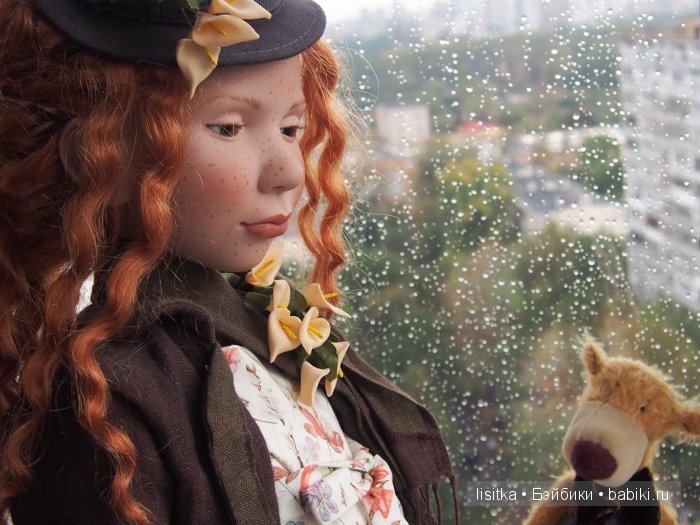 Рикса про осенний дождь... Кукла Zwergnase