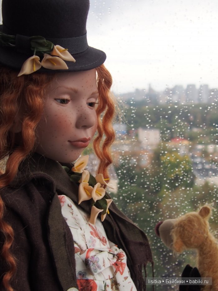 Рикса про осенний дождь... Кукла Zwergnase