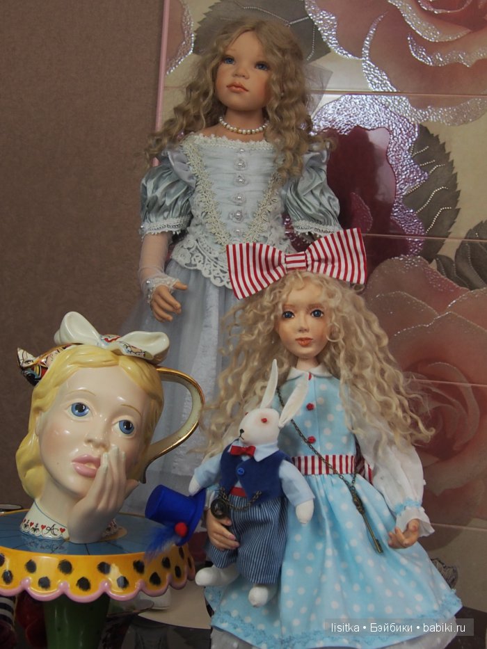 Веселое чаепитие Алисы и мистера Белого Кролика. Моя коллекция Алис. Алиса от Софии и Генри Заверушински. Авторская кукла