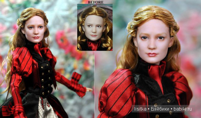 Алиса в зазеркалье | Бэйбики Алиса в зазеркалье — Портретный репейнт (ООАК) фэшн