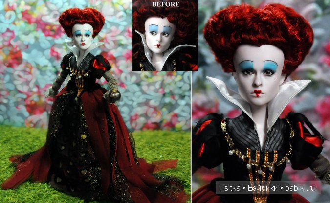 Алиса в зазеркалье | Бэйбики Алиса в зазеркалье — Портретный репейнт (ООАК) фэшн