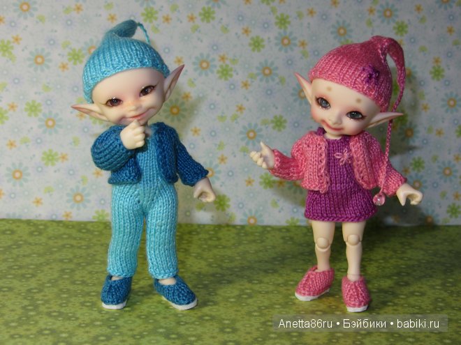 Мои маленькие гномики, вязалочки для реаликов (фото 5)